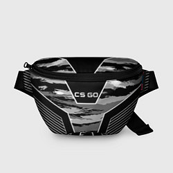 Поясная сумка CS:GO Grey Camo, цвет: 3D-принт