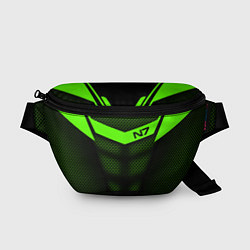 Поясная сумка N7: Green Armor, цвет: 3D-принт