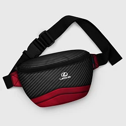 Поясная сумка Lexus: Red Carbon, цвет: 3D-принт — фото 2