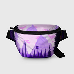 Поясная сумка Firewatch: Violet Wood, цвет: 3D-принт