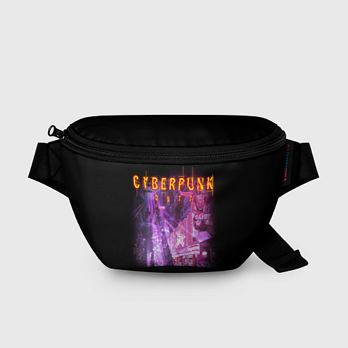 Поясная сумка Cyberpunk 2077: Neon City / 3D-принт – фото 1