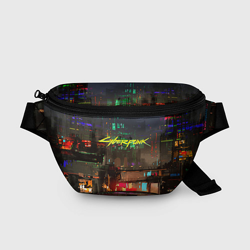 Поясная сумка Cyberpunk 2077: Night City / 3D-принт – фото 1