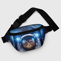 Поясная сумка Кот-космонавт, цвет: 3D-принт — фото 2