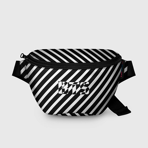 Поясная сумка BTS: B&W Stripes / 3D-принт – фото 1