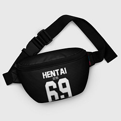 Поясная сумка Hentai 69: Black Style, цвет: 3D-принт — фото 2