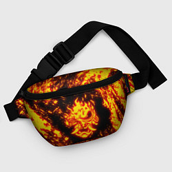 Поясная сумка Cyberpunk 2077: FIRE SAMURAI, цвет: 3D-принт — фото 2