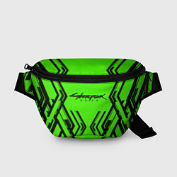Поясная сумка Cyberpunk 2077: Acid Green, цвет: 3D-принт