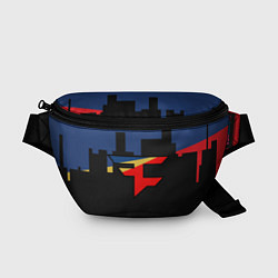 Поясная сумка FaZe Clan: Night City, цвет: 3D-принт
