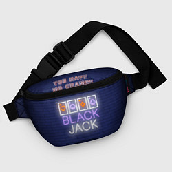 Поясная сумка Black Jack: Neon Game, цвет: 3D-принт — фото 2