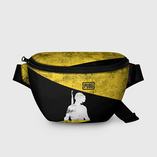 Поясная сумка PUBG: Yellow Grunge / 3D-принт – фото 1