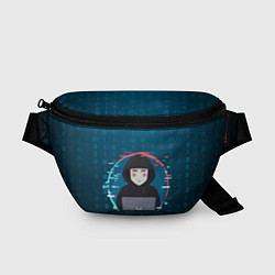 Поясная сумка Anonymous hacker, цвет: 3D-принт