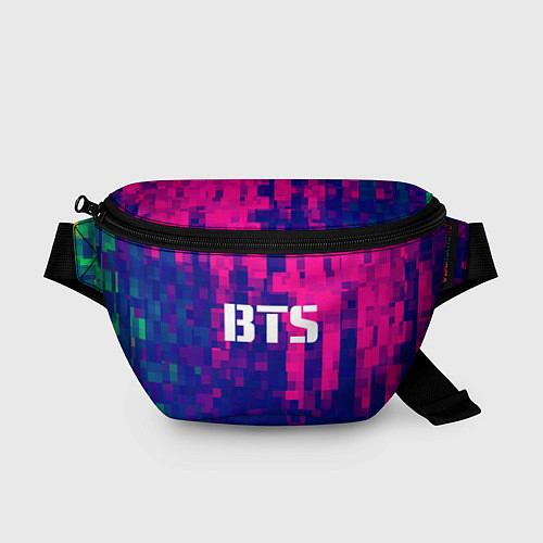 Поясная сумка BTS: Blue & Pink Neon / 3D-принт – фото 1