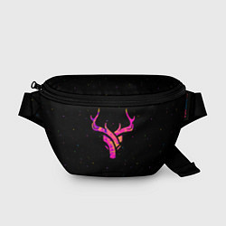Поясная сумка Neon Deer, цвет: 3D-принт
