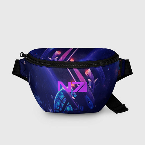 Поясная сумка N7: Neon Space / 3D-принт – фото 1
