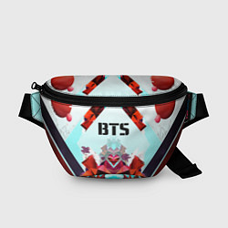 Поясная сумка BTS Love, цвет: 3D-принт