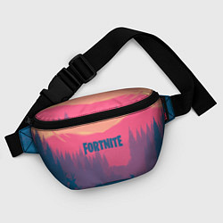 Поясная сумка Fortnite: Pink Sunrise, цвет: 3D-принт — фото 2