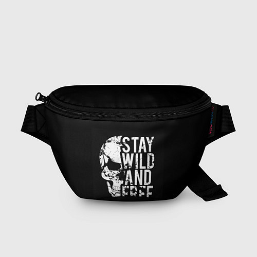 Поясная сумка Stay wild and free / 3D-принт – фото 1