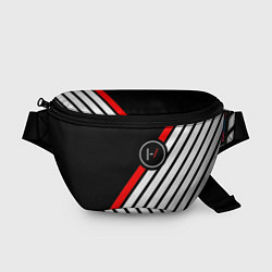 Поясная сумка 21 Pilots: Black Logo, цвет: 3D-принт