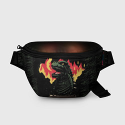 Поясная сумка Flame Godzilla