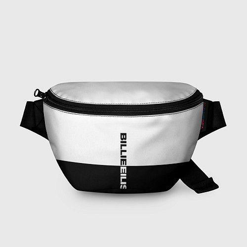 Поясная сумка BILLIE EILISH: White & Black / 3D-принт – фото 1
