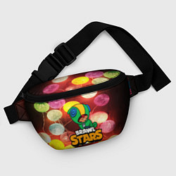 Поясная сумка BRAWL STARS НОВОГОДНИЙ, цвет: 3D-принт — фото 2