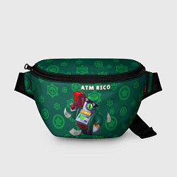 Поясная сумка ATM RICO, цвет: 3D-принт