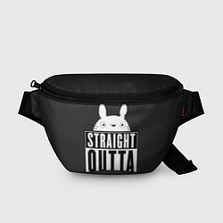 Поясная сумка Тоторо Straight outta dream, цвет: 3D-принт