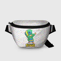 Поясная сумка Brawl Stars Leon, Dab, цвет: 3D-принт
