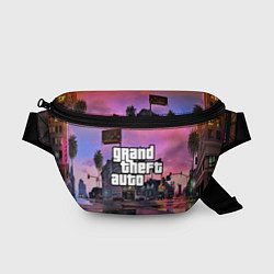 Поясная сумка GTA VI, цвет: 3D-принт