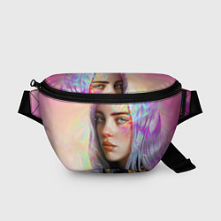 Поясная сумка Billie Pinky Wave, цвет: 3D-принт