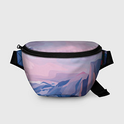 Поясная сумка Горы, цвет: 3D-принт