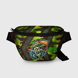 Поясная сумка Fishing, цвет: 3D-принт