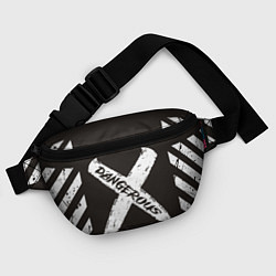 Поясная сумка Off-White: Dangerous, цвет: 3D-принт — фото 2