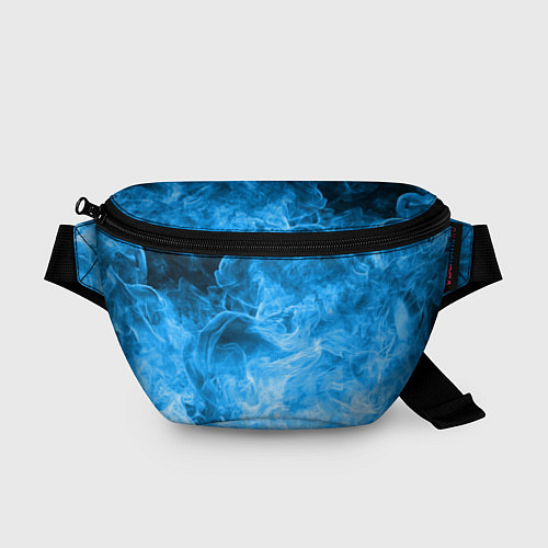 Поясная сумка ОГОНЬ BLUE / 3D-принт – фото 1