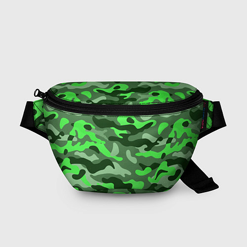 Поясная сумка CAMOUFLAGE GREEN / 3D-принт – фото 1