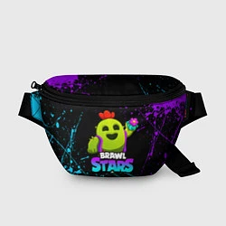 Поясная сумка BRAWL STARS SPIKE, цвет: 3D-принт