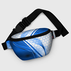 Поясная сумка ABSTRACT BLUE, цвет: 3D-принт — фото 2