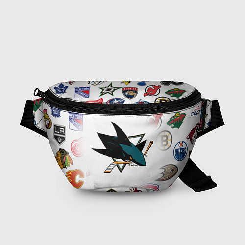 Поясная сумка San Jose Sharks NHL teams pattern / 3D-принт – фото 1