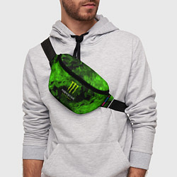 Поясная сумка MONSTER ENERGY, цвет: 3D-принт — фото 2