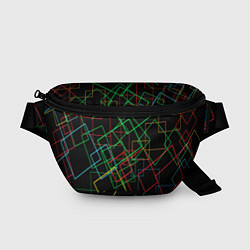 Поясная сумка BACKGROUND NEON, цвет: 3D-принт