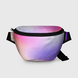 Поясная сумка Светлый градиент розовый мода, цвет: 3D-принт