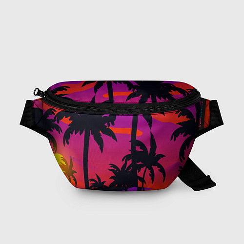 Поясная сумка Тропический пляж / 3D-принт – фото 1