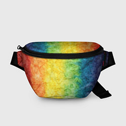 Поясная сумка Разноцветный акварель градиент, цвет: 3D-принт