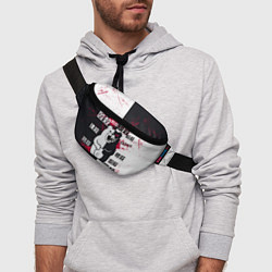 Поясная сумка Monokuma, цвет: 3D-принт — фото 2