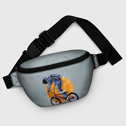 Поясная сумка Космический велосипедист Z, цвет: 3D-принт — фото 2