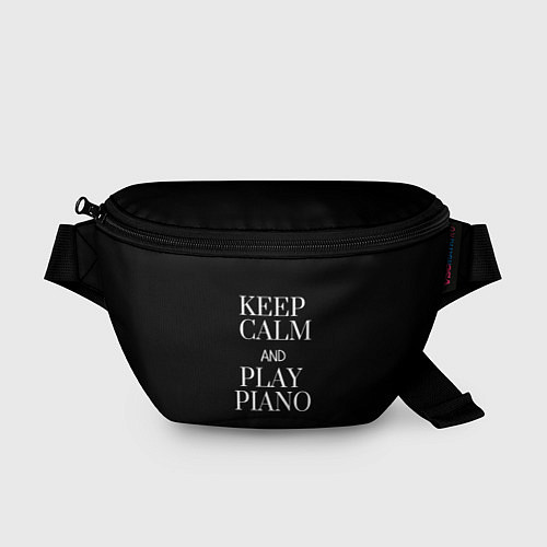 Поясная сумка Keep calm and play piano / 3D-принт – фото 1