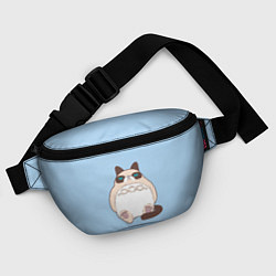 Поясная сумка Тоторный кот, цвет: 3D-принт — фото 2