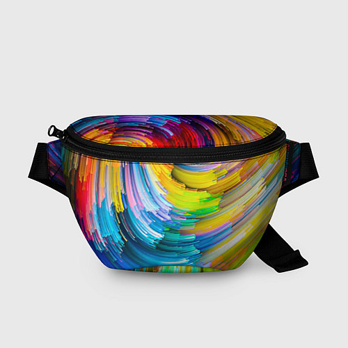 Поясная сумка Цветные полоски / 3D-принт – фото 1
