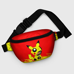 Поясная сумка Brawl starsLeon pikachu, цвет: 3D-принт — фото 2
