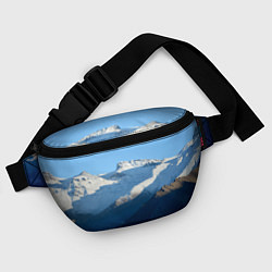 Поясная сумка Снежные горы, цвет: 3D-принт — фото 2